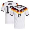Florian Wirtz Germany National Team adidas 2026 Away On-Field Authentic Jersey - White - Front View