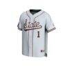 Mississippi State Bulldogs GameDay Greats Youth Lightweight Collegiate Baseball Fashion Jersey - Gray - Side View
