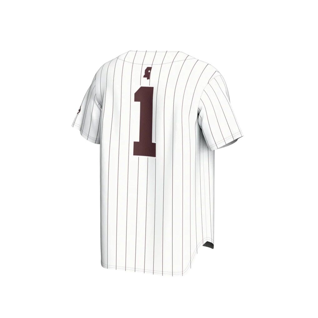 Mississippi State Bulldogs GameDay Greats Youth Lightweight Collegiate Baseball Fashion Jersey