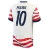 Christian Pulisic USMNT Nike 2026 Home Stadium Replica Jersey - White - Detail View