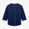 Dallas Cowboys Fashion7 Women's Plus Size Deceptive Juke 3/4-Sleeve V-Neck T-Shirt - Navy - Side View