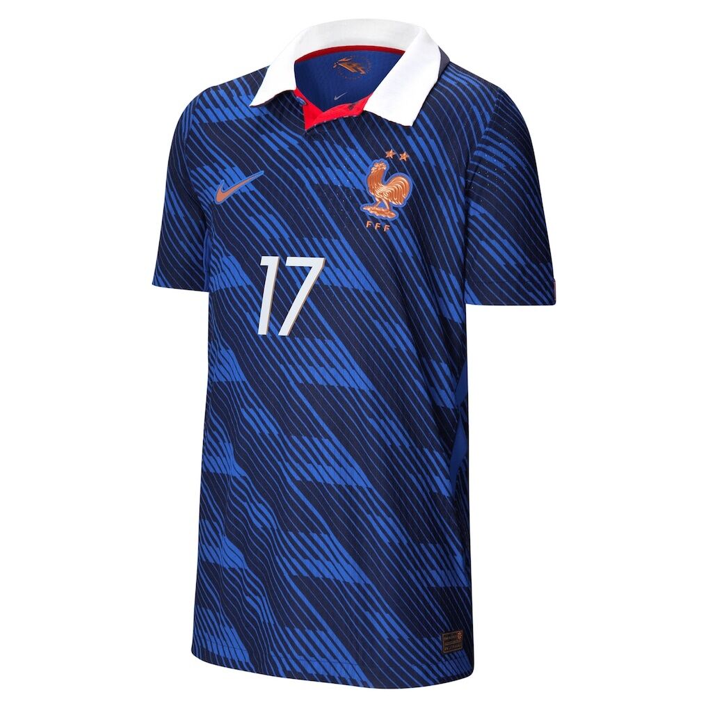 William Saliba France National Team Nike Youth 2026 Home Match Authentic Jersey