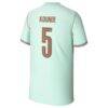 Jules Koundé France National Team Nike Youth 2026 Away Stadium Replica Jersey - Green - Detail View
