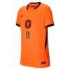 Cody Gakpo Netherlands National Team Nike Youth 2026 Home Stadium Replica Jersey - Orange - Side View