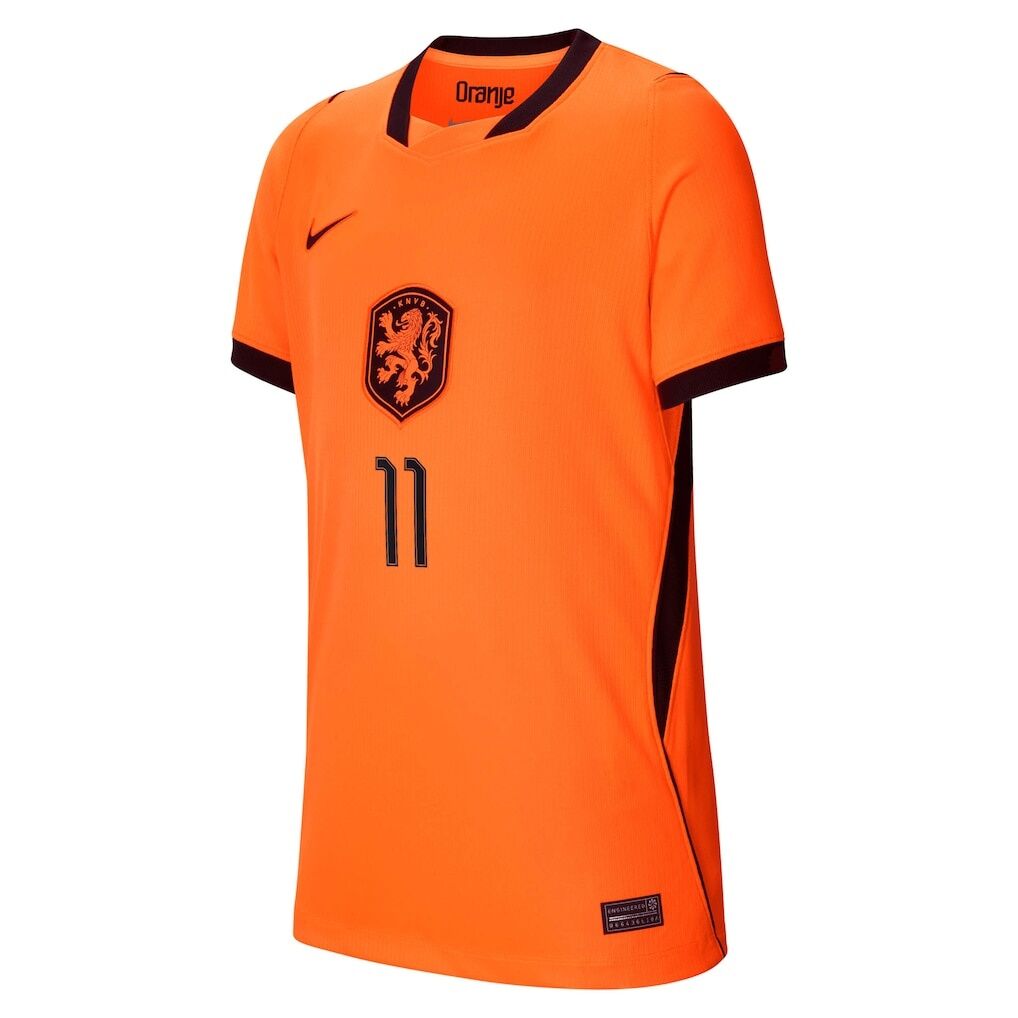 Cody Gakpo Netherlands National Team Nike Youth 2026 Home Stadium Replica Jersey
