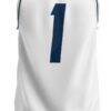 UC Davis Aggies GameDay Greats Unisex Lightweight Collegiate Basketball Fashion Jersey - White - Detail View