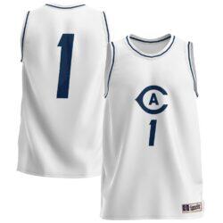 UC Davis Aggies GameDay Greats Youth Lightweight Collegiate Basketball Fashion Jersey - White - Front View