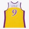 Lisa Leslie Los Angeles Sparks Mitchell & Ness Unisex 1997 Swingman Jersey - Gold - - Side View