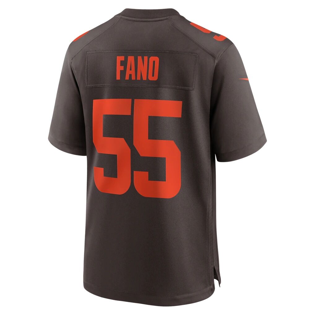 Spencer Fano Cleveland Browns Nike 2026 NFL Draft First Round Pick No. 9 Alpha Dawg Alternate Game Jersey