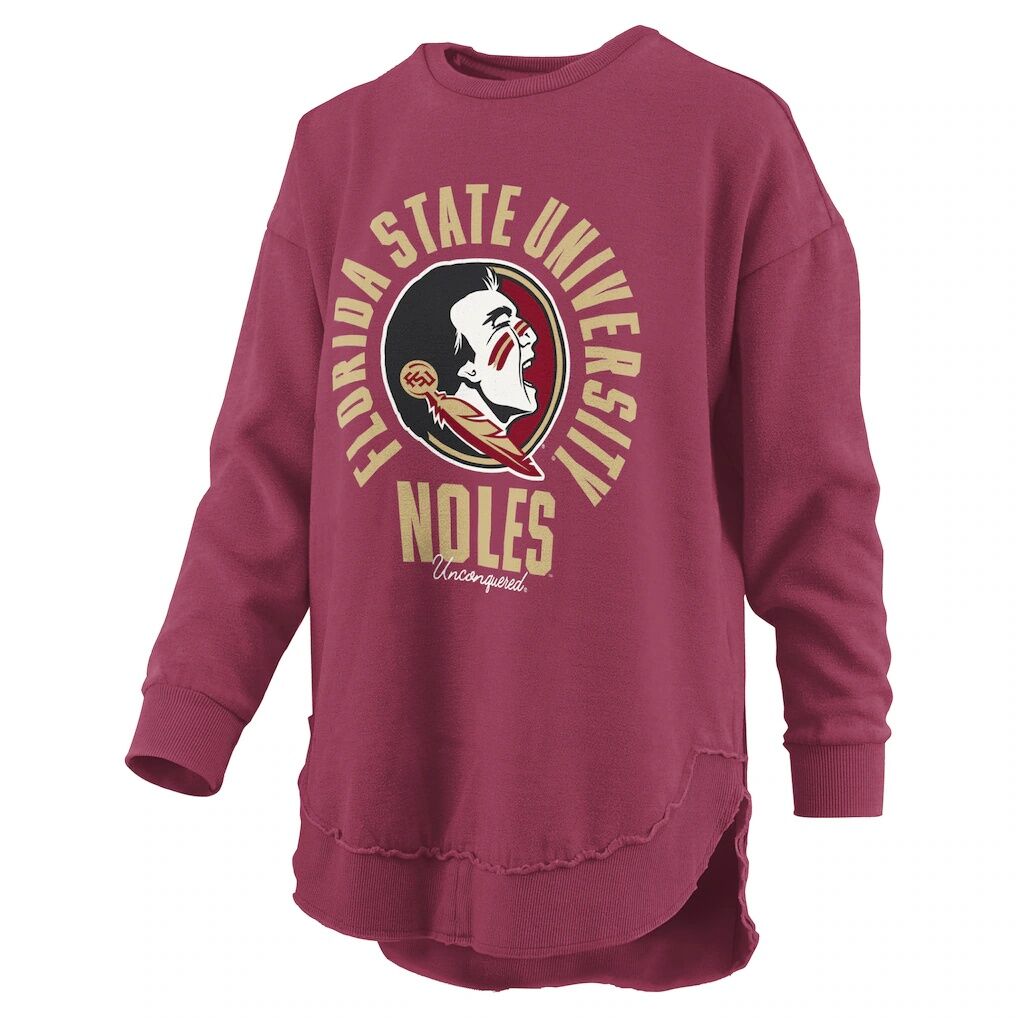 Florida State Seminoles Pressbox Women's Blitz Long Sleeve T-Shirt - Garnet