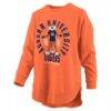 Auburn Tigers Pressbox Women's Blitz Long Sleeve T-Shirt - Orange - Side View