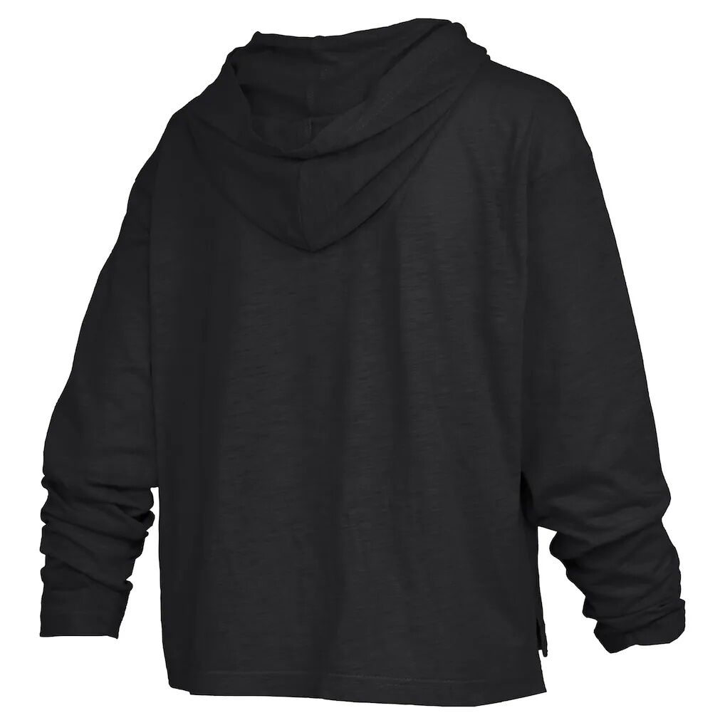 Alabama Crimson Tide Pressbox Women's Castillo Slub Waist Length Long Sleeve Hooded T-Shirt