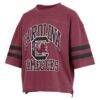 South Carolina Gamecocks Pressbox Women's Wayne Tyler Cropped T-Shirt - - Side View