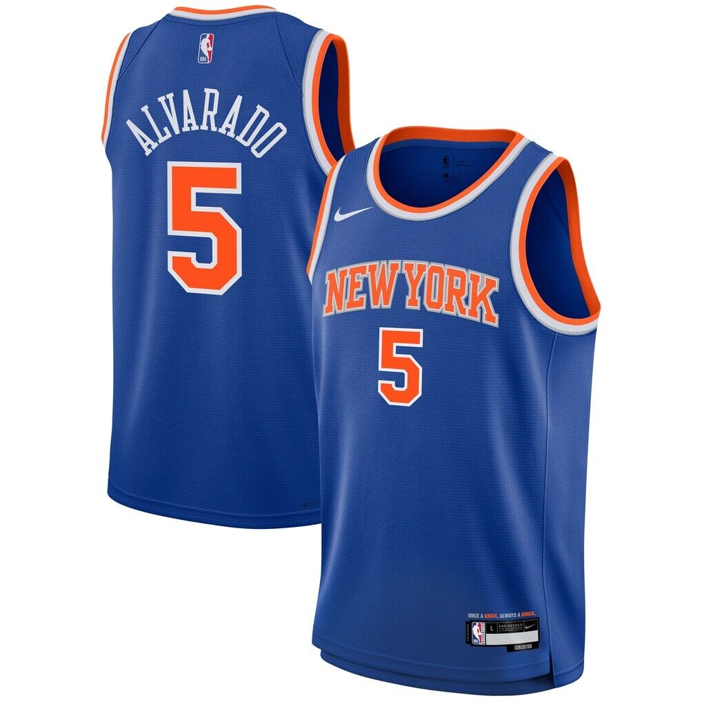 Jose Alvarado New York Knicks Nike Youth Swingman Jersey - Icon Edition