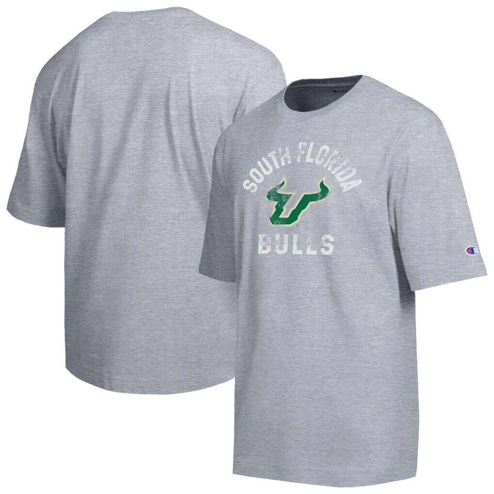 South Florida Bulls Champion Weathered Team T-Shirt - Heather Gray