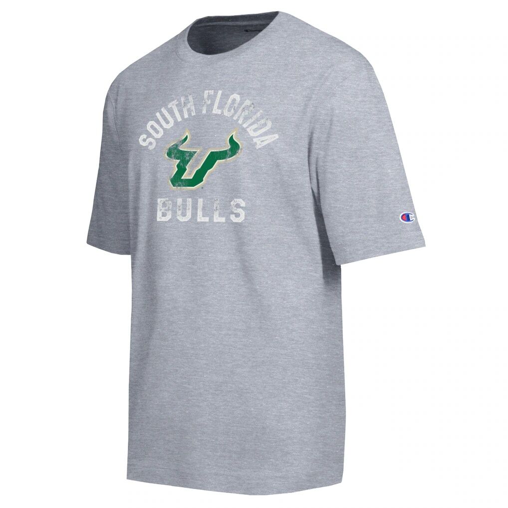 South Florida Bulls Champion Weathered Team T-Shirt - Heather Gray