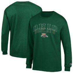 Ohio Bobcats Champion Team Long-Sleeve T-Shirt - Green - Front View