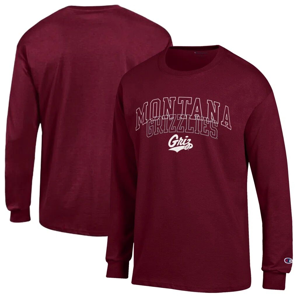 Montana Grizzlies Champion Team Long-Sleeve T-Shirt - Maroon