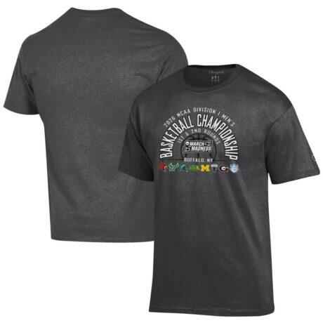 NCAA Champion Unisex 2026 March Madness Buffalo T-Shirt - Gray - Front View