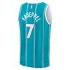 Kon Knueppel Charlotte Hornets Fashion7 Youth Fast Break Jersey - Teal - Detail View