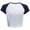 Nashville SC Hype and Vice Women's Home Run Cropped Raglan T-Shirt - White - Front View