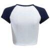 Philadelphia Union Hype and Vice Women's Home Run Cropped Raglan T-Shirt - White - Detail View
