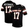 Drew Mestemaker Oklahoma State Cowboys Nike Alternate Game Jersey - Black - Front View