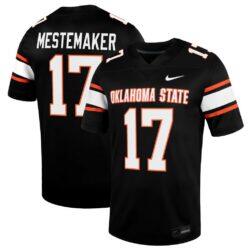 Drew Mestemaker Oklahoma State Cowboys Nike Alternate Game Jersey - Black - Front View