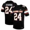 Caleb Hawkins Oklahoma State Cowboys Nike Alternate Game Jersey - Black - Front View