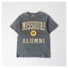 Missouri Tigers Gameday Couture Women's Oversize Snow Washed T-Shirt - Gray - Alt1