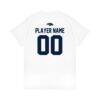 Nevada Wolf Pack Unisex Collegiate Women's Basketball NIL Pick-A-Player T-Shirt - White - Detail View
