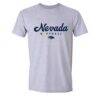Nevada Wolf Pack Unisex Collegiate Softball T-Shirt - Gray - Side View