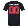 Western Kentucky Hilltoppers Unisex Collegiate Baseball T-Shirt - Black - Detail View