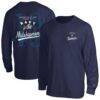 Navy Midshipmen Champion Laminated All-Star Long Sleeve T-Shirt - Navy - Front View