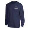 Navy Midshipmen Champion Laminated All-Star Long Sleeve T-Shirt - Navy - Side View