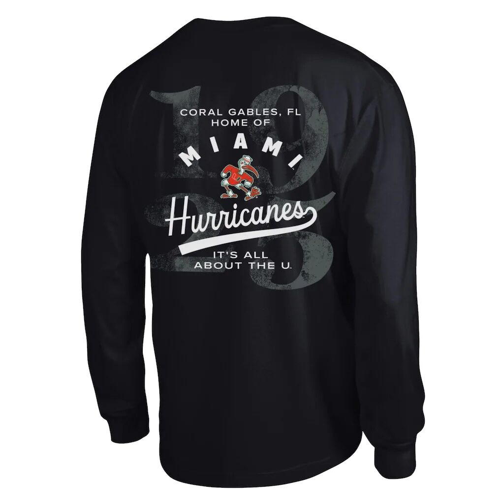 Miami Hurricanes Champion Laminated All-Star Long Sleeve T-Shirt