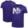 Northwestern Wildcats Champion Vintage Triumph Tri-Blend T-Shirt - Purple - Front View