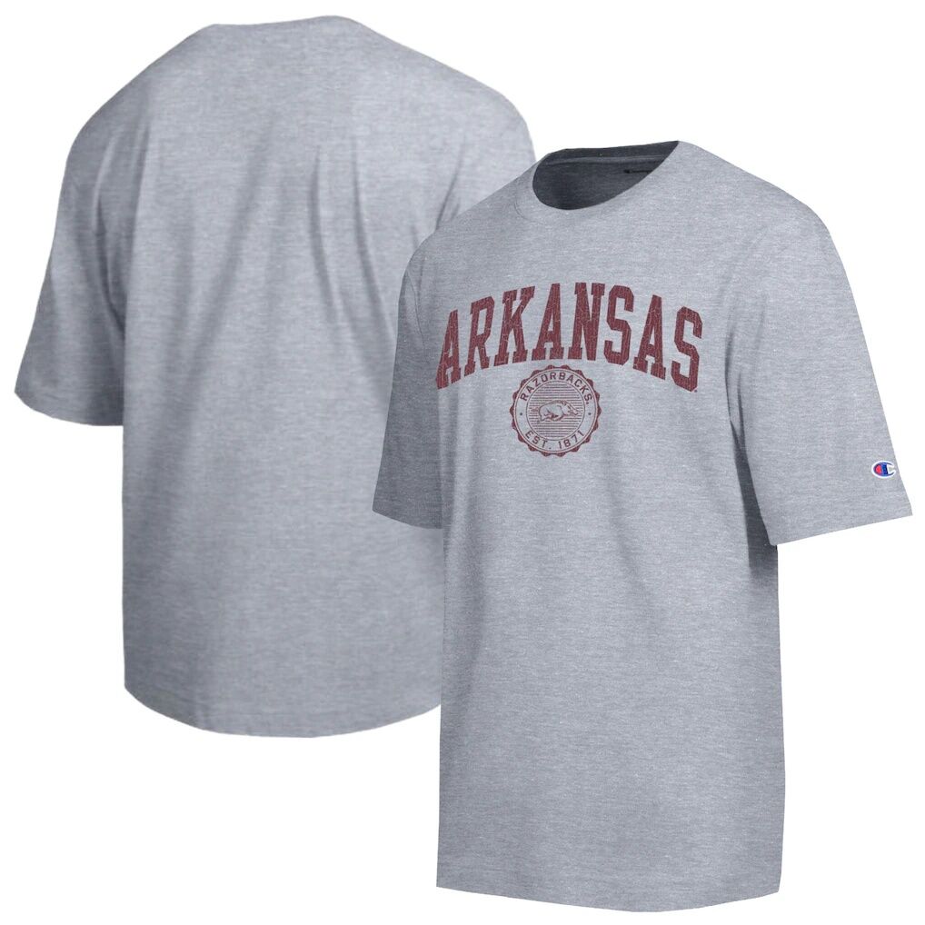 Arkansas Razorbacks Champion Scholar All-Star T-Shirt - Heather Gray