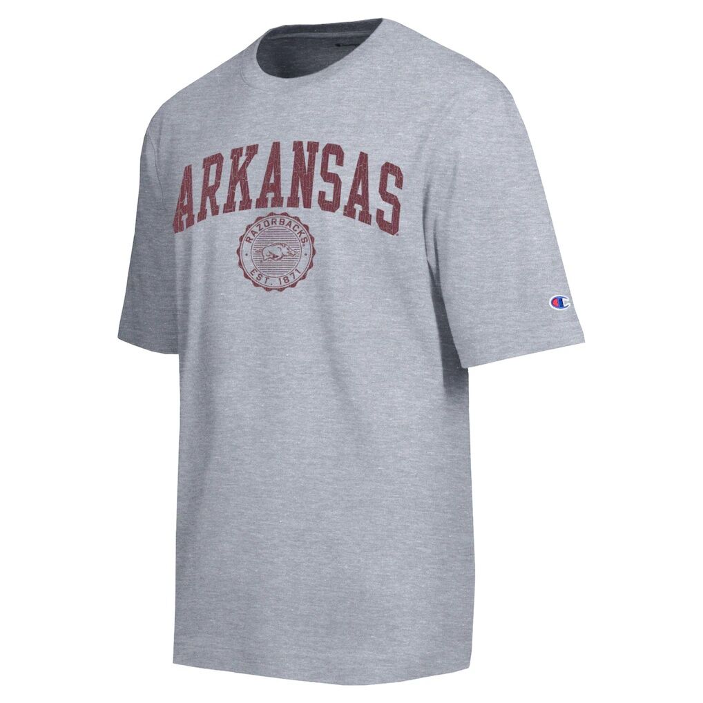 Arkansas Razorbacks Champion Scholar All-Star T-Shirt - Heather Gray