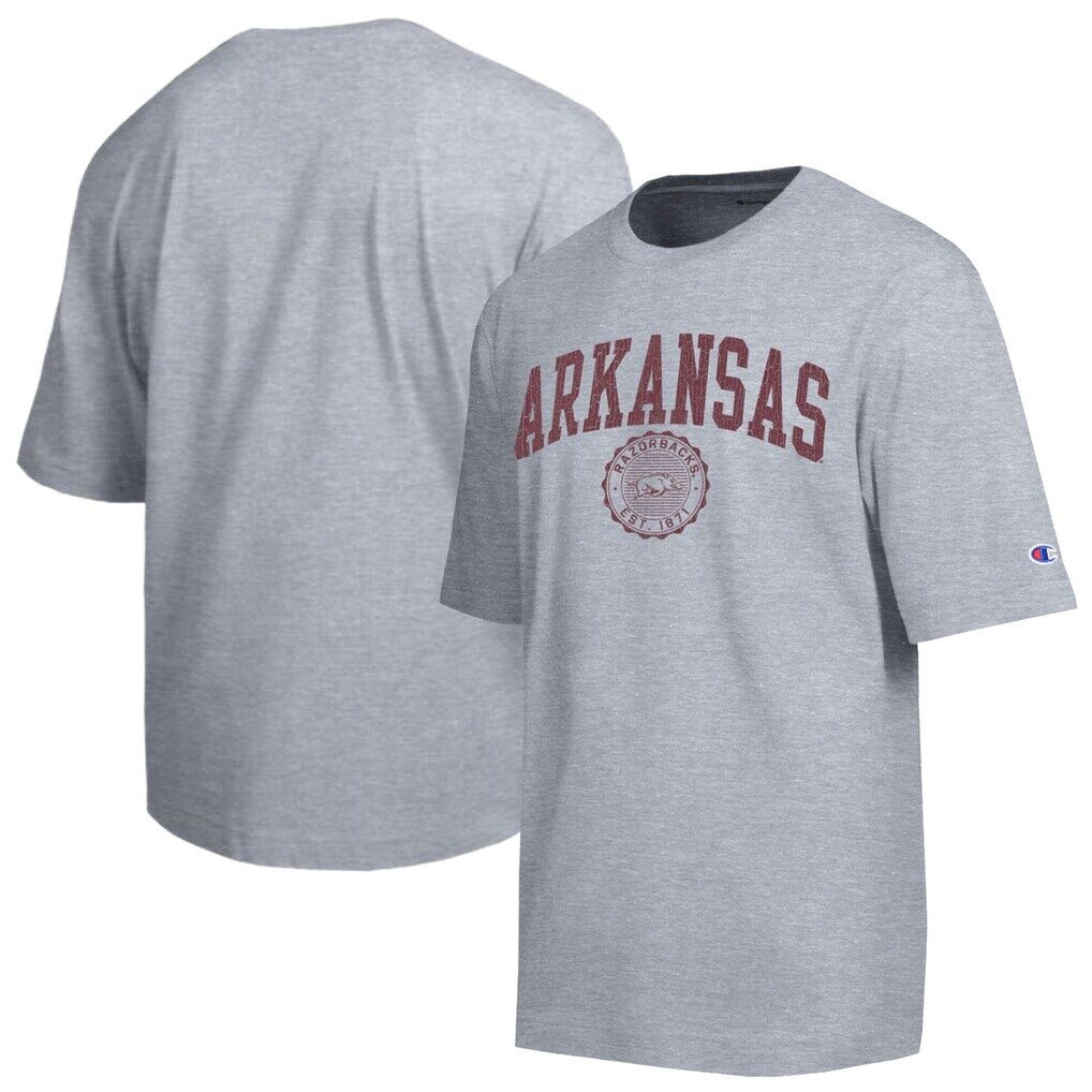 Arkansas Razorbacks Champion Scholar All-Star T-Shirt - Heather Gray