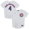 Pete Crow-Armstrong Chicago Cubs Nike Preschool Home Game Jersey - White - Front View