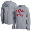 Utah Utes Champion High Motor All-Star Long Sleeve Hooded T-Shirt - - Front View