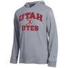 Utah Utes Champion High Motor All-Star Long Sleeve Hooded T-Shirt - - Side View