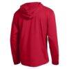 Utah Utes Champion Tonal All-Star Long Sleeve Hooded T-Shirt - Red - Detail View