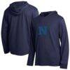 Navy Midshipmen Champion Tonal All-Star Long Sleeve Hooded T-Shirt - Navy - Front View