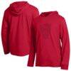 NC State Wolfpack Champion Tonal All-Star Long Sleeve Hooded T-Shirt - Red - Front View