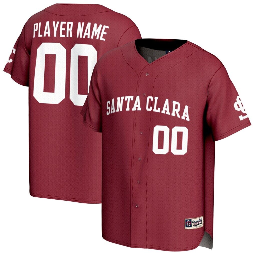 Santa Clara Broncos GameDay Greats Unisex Lightweight Collegiate Baseball NIL Pick-A-Player Fashion Jersey