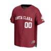 Santa Clara Broncos GameDay Greats Unisex Lightweight Collegiate Baseball NIL Pick-A-Player Fashion Jersey - Red - Side View
