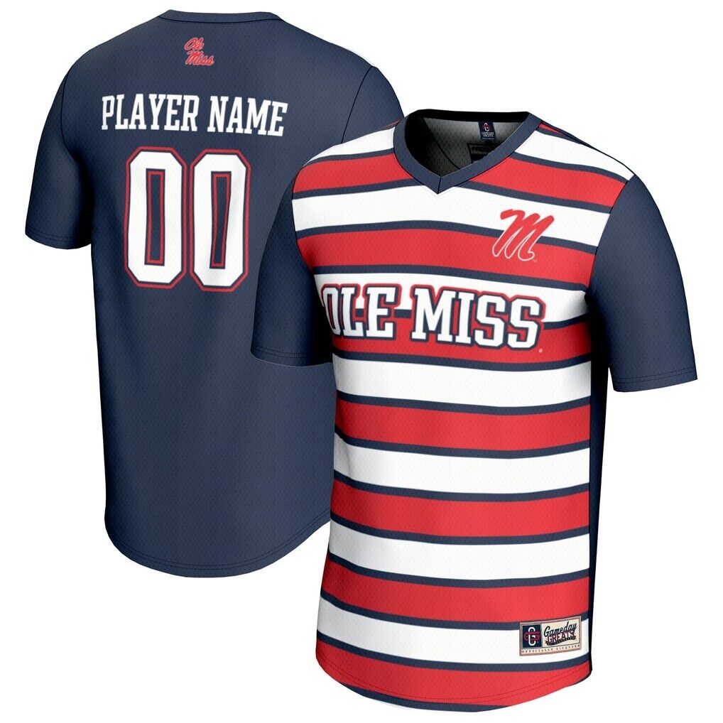 Ole Miss Rebels GameDay Greats Unisex NIL Pick-A-Player Collegiate Women's Soccer Lightweight Fashion Jersey