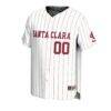 Santa Clara Broncos GameDay Greats Youth NIL Pick-A-Player Lightweight Collegiate Softball Fashion Jersey - White - Side View